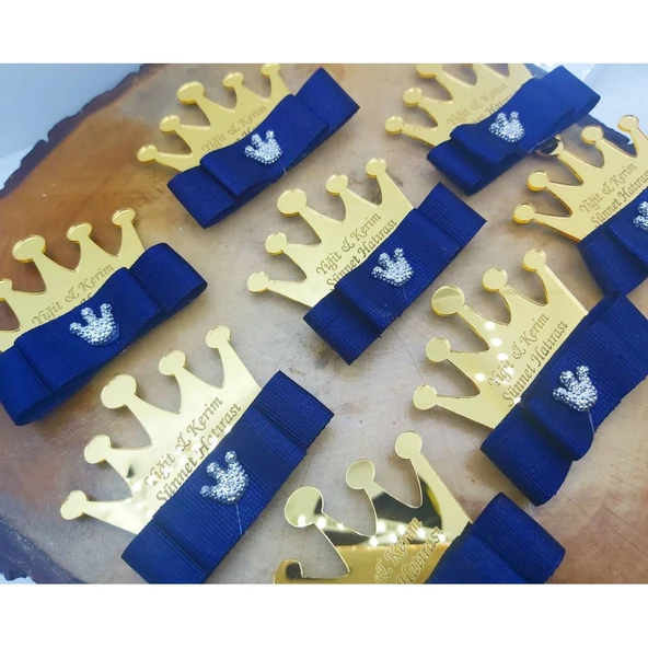 Büyük Boy Taç Pleksi Lüks(30 Adet) - 4