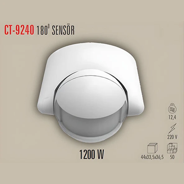 Cata Ct-9240 Hareket Sensörü 180 Derece - 2