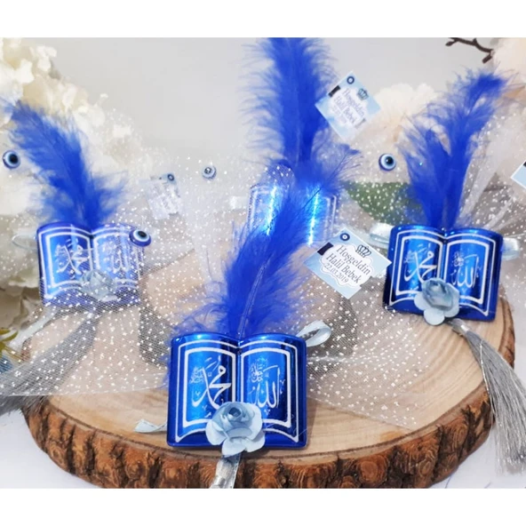 Mavi Kuran Lavantalı Bebek Mevlid Şekeri(35 Adet)
