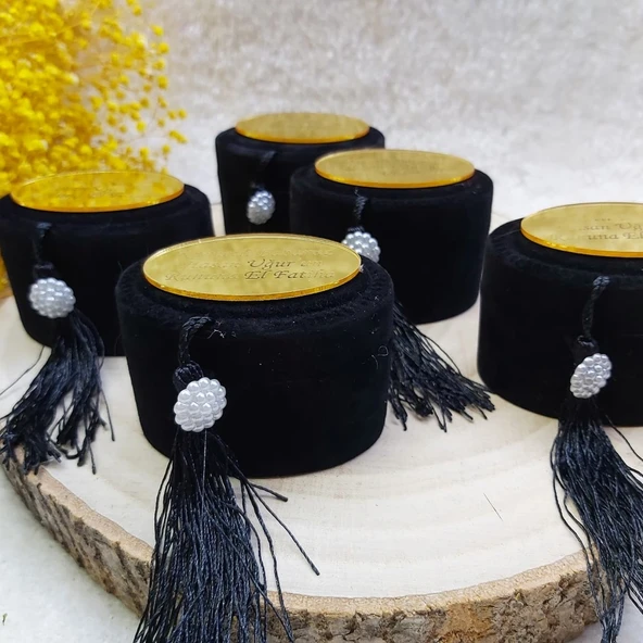 Siyah Flok Kutu Ölüm Mevlütü Hediyelik(30 Adet) - 2