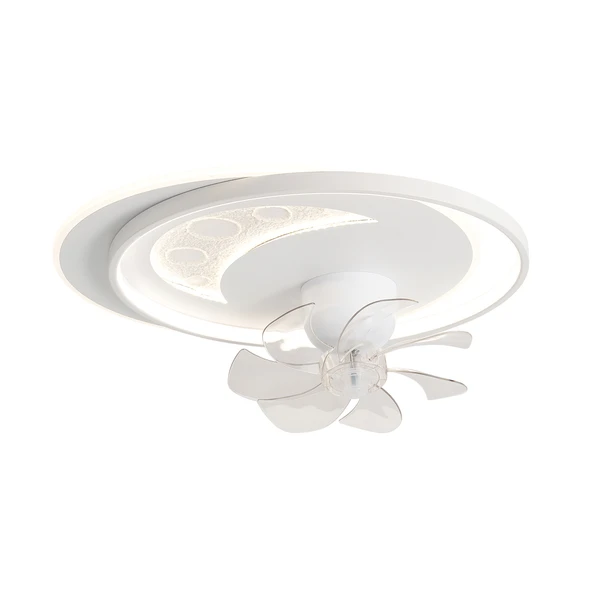 Apliqa Arıa 3D Plafonyer Pervaneli Ledli Avize - Resim 3