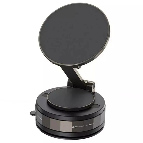 Güçlü 360 Derece Dönebilen Manyetik Mıknatıslı Araç Telefon Tutucu - 6