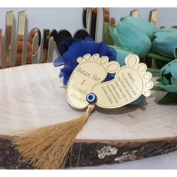 Dualı İki Ayak Pleksi Ayna Bebek Şekeri(30 Adet) ürün görseli