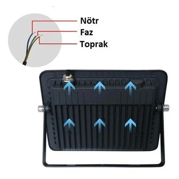 Cata Ct-4659 Slim Led Projektör 100w Beyaz Işık - 3