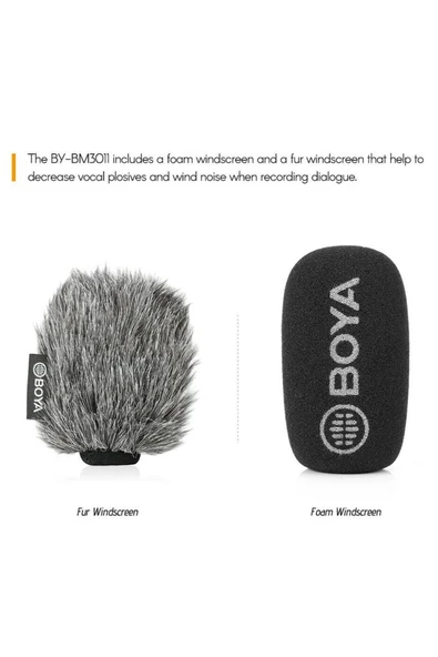 BOYA By-bm3011 Kompakt Shotgun Mikrofon - Resim 4