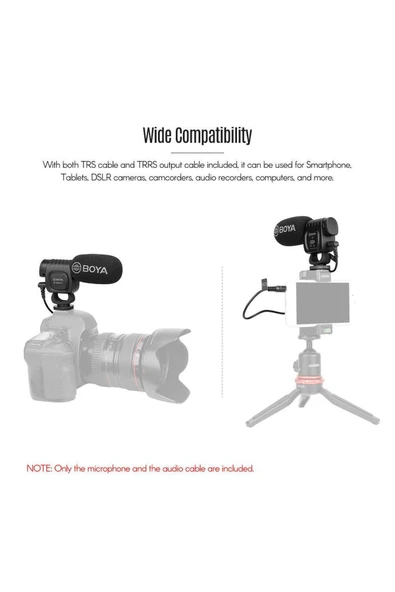 BOYA By-bm3011 Kompakt Shotgun Mikrofon - Resim 3