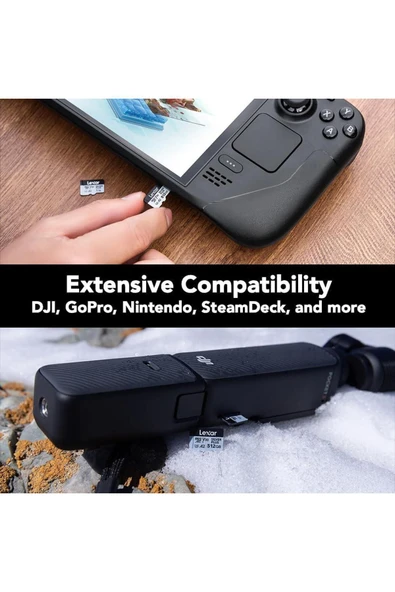 Lexar Professional 512gb 205 Mb/s Silver Plus Microsd Hafıza Kartı - Resim 3