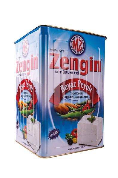 ZENGİN Tam Yağlı Beyaz Peynir Lokum Kıvam 18 KG Teneke - 2