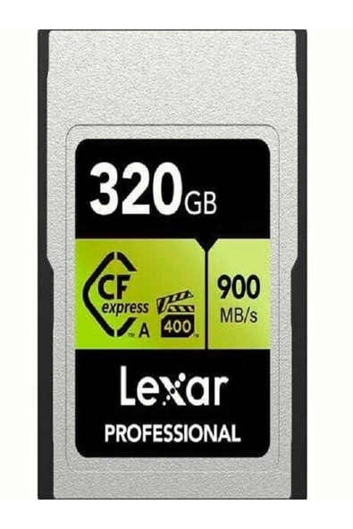 Lexar 320GB Professional CFexpress Type A Card GOLD Series ürün görseli 1