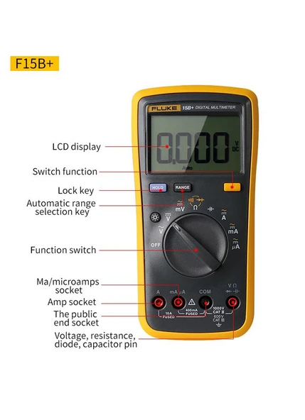 Fluke 15B+ Dijital Multimetre - 3