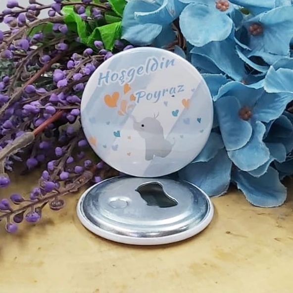 Filli Metal Erkek Bebek Konsept Baskılı Bebek Şekeri Met(15 Adet) ürün görseli