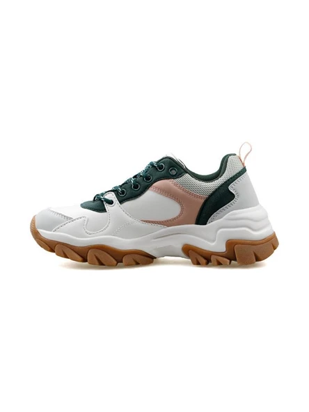 U.S.POLO ASSN.TRACKY 5FX BEYAZ YEŞİL CASUAL ANATOMİK SPOR AYAKKABI - Resim 4