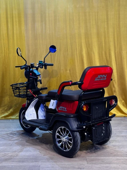 JPN MOTOR - JP 6000 E TEKERLİ ELEKTRİKLİ TRİCYCLE - LİTYUM AKÜ - 6