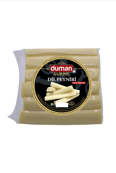 Duman Gurme Doğal Tel Tel Dil Peyniri Hafif Tuzlu, %100 İnek Sütü 1 KG