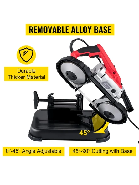Germany Style Maxstar PRO 39x36x56,5 cm Şerit Testere Demir Kesme Testeresi - 2