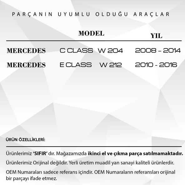 Mercedes C Class W204 - E Class W212 için Güneşlik Ayna Kapağı 2 Adet - Siyah - 2