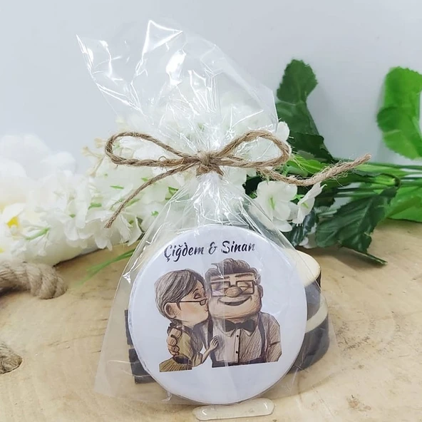 Uyuyan Bebek Konspetli Baskılı Erkek Bebek Metal Magnet (15 Adet) - Resim 2