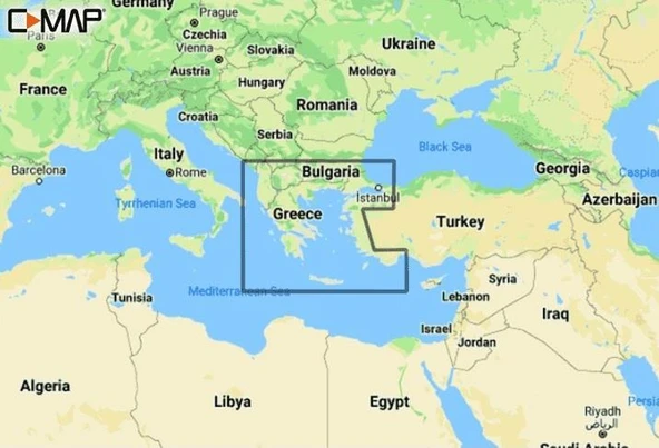 C-Map Ege ve Marmara Harita Kartı ürün görseli 1