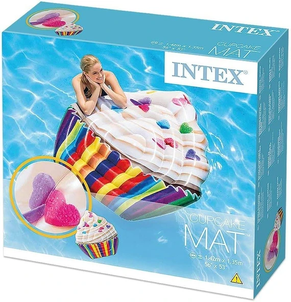 Intex Deniz Yatağı CupCake Ada 142x135 Cm - 58770 - 2
