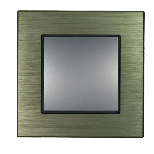 Asfir Schneider Asfora Plus Serisi Alüminyum Bronz Çerçeve Çelik Renk Anahtar ürün görseli