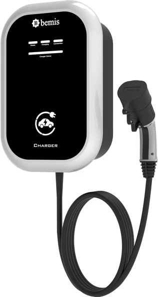Bemis 22KW Araç Şarj Istasyonu Ekransız Kablo Ucu Prizli Model (BEV-2332-2352) ürün görseli 1