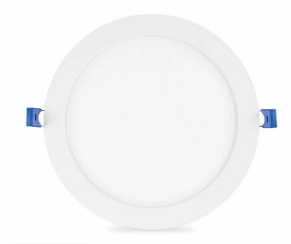 Ack 20w Beyaz Işık 6500k Slim Led Panel Yuvarlak Alüminyum AP01-02030