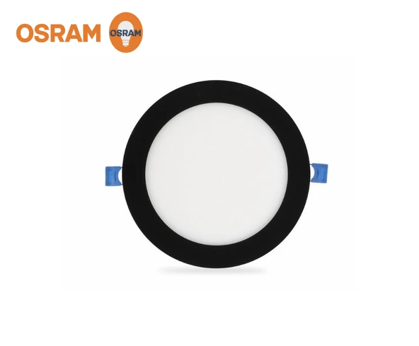 Ack 12w Beyaz Işık 6500k Siyah Kasa Slim Led Panel Yuvarlak AP01-01231