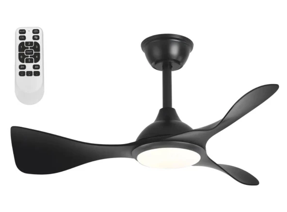 CATA ZÜRİH LED TAVAN VANTİLATÖR SESSİZ SİYAH (CT-3001)