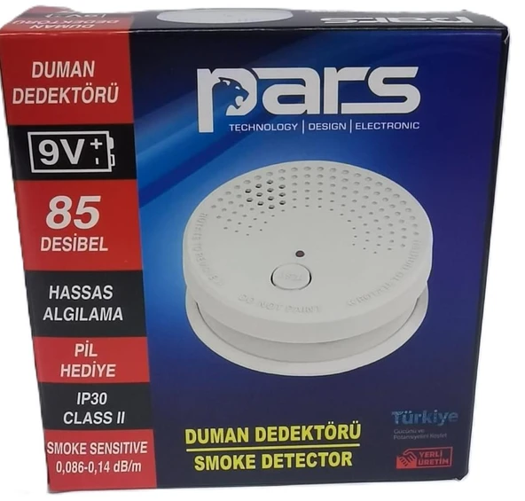 Pars Pilli Duman Dedektörü Kablosuz D01 - Resim 2