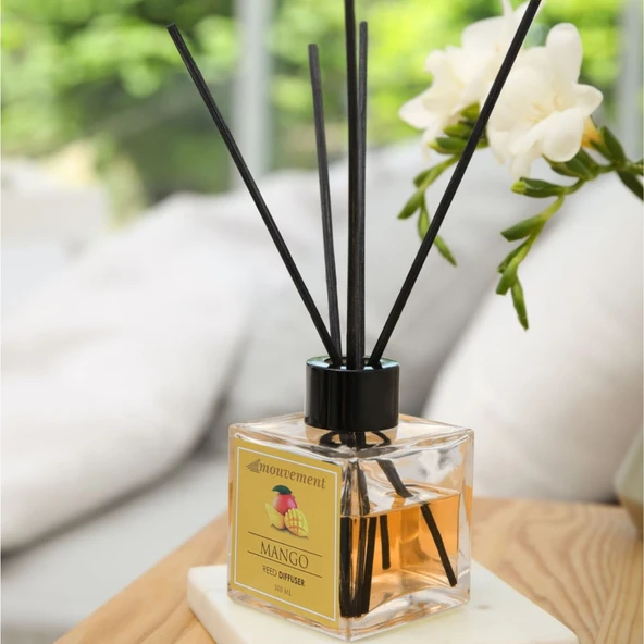 MOUVEMENT Mango 100 ml Bambu Çubuklu Oda Kokusu Evinizde Egzotik Bir Atmosfer Yaratın - 2