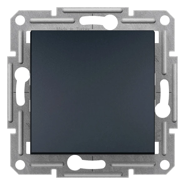Schneider Asfora Plus Antrasit Tekli Anahtar Çerçevesiz - EPH0100171 - 1