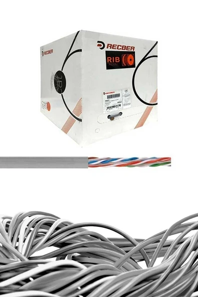Reçber SL400 U23 RIB Cat 6 U/UTP 4x2x23AWG Kablo 506019 (1 metre) ürün görseli 1