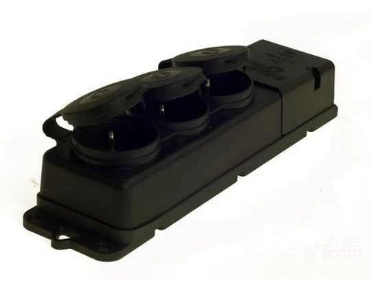 Schneider Kauçuk 3lü Grup Priz 1x16 Amper 220 Volt 3201-366-0301 ürün görseli 1