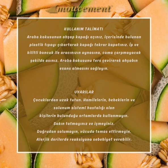 MOUVEMENT Amber Sıcaklığı Oto Kokusu ile Aracınızda Derin ve Lüks Bir Kokusal Deneyim Yaratın - Resim 4