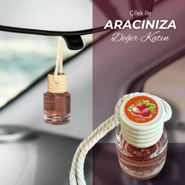 Çilek Bahçesi Oto Kokusu ile Aracınızda Taze ve Tatlı Bir Atmosfer Sağlayın Model ürün görseli