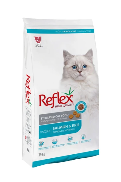 Reflex Sterilised Somonlu Ve Pirinçli Kısırlaştırılmış Kedi Maması 15 Kg - 2