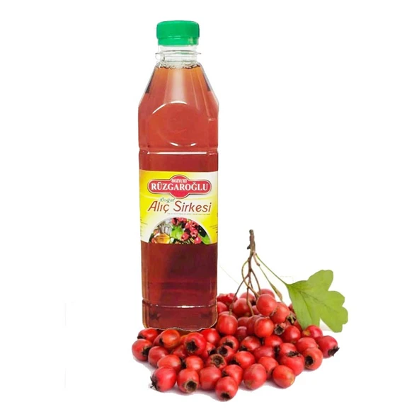 EgedenHerYere Ege'den Rüzgaroğlu Organik Alıç Sirkesi 500 ml(1 Yıl Bekletilmiş)