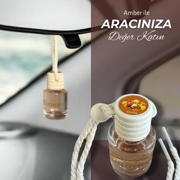 Amber Sıcaklığı Oto Kokusu ile Aracınızda Derin ve Lüks Bir Kokusal Deneyim Yaratın ürün görseli
