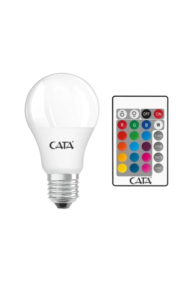 Cata Ct-4058 1 Adet Uzaktan Kumandalı Rgb (ÇOK RENKLİ) Led Ampul E27 - 3