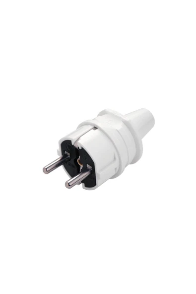 VİKO Topraklı Erkek Düz Fiş Beyaz 90304100