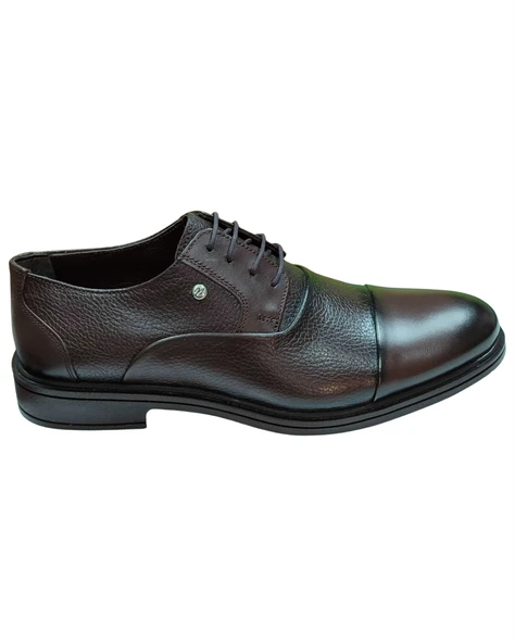 Nevzat Öge 088-Poli Erkek Kahve (40-44) Deri Klasik Ayakkabı