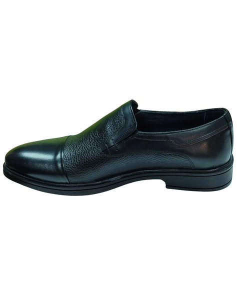 Nevzat Öge 098-Poli Erkek Siyah (40-44) Deri Klasik Ayakkabı - 3