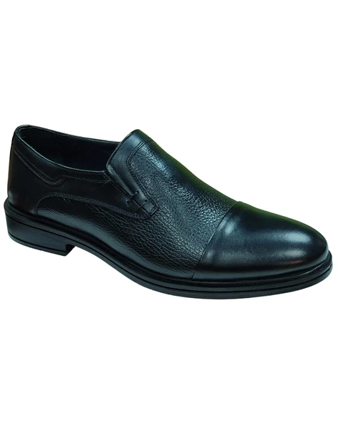 Nevzat Öge 098-Poli Erkek Siyah (40-44) Deri Klasik Ayakkabı - 2