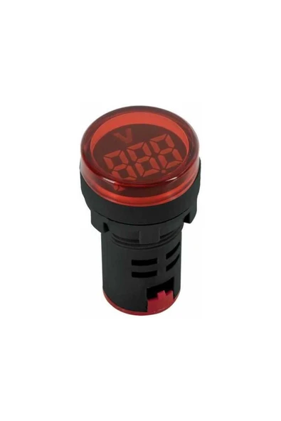 ISISO AD136-22DSV-K 24-450V AC Voltmetre - Kırmızı ürün görseli