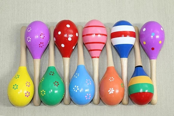 Ahşap Yumurta Marakas Alk1215