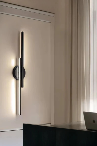 Voxify Elektrikli Çift Yön Led Aplik Tablo Salon Duvar Tv Banyo Ayna Yatak Odası Aydınlatma Beyaz Işık - 4