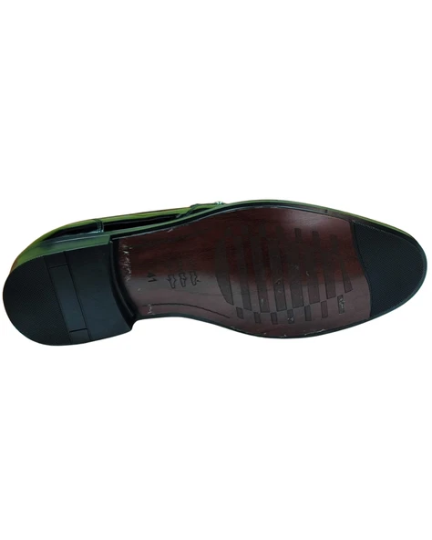 Nevzat Öge 0114-Neolit Erkek Siyah Rugan (40-44) Deri Klasik Ayakkabı - 4