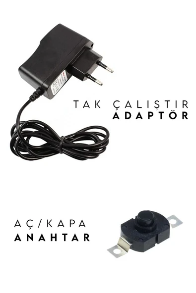 Voxify 5 Metre Mutfak Tezgah Altı Led Aydınlatma Adaptörlü Tak Çalıştır Aydınlatmalı Şerit Led Beyaz Işık - 3