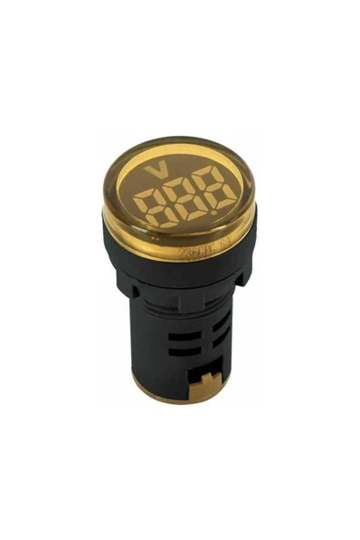 ISISO AD136-22DSV-S 24-450V AC Voltmetre - Sarı - 1