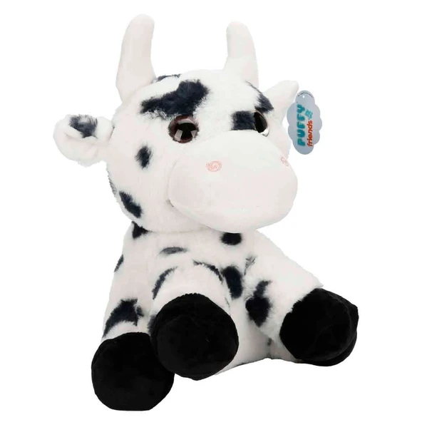 4778 Benekli İnek Peluş 30 cm -Sunman - Resim 4